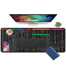 Keyboard/Mouse Pad With Printed Shortcut Keys [No COD]